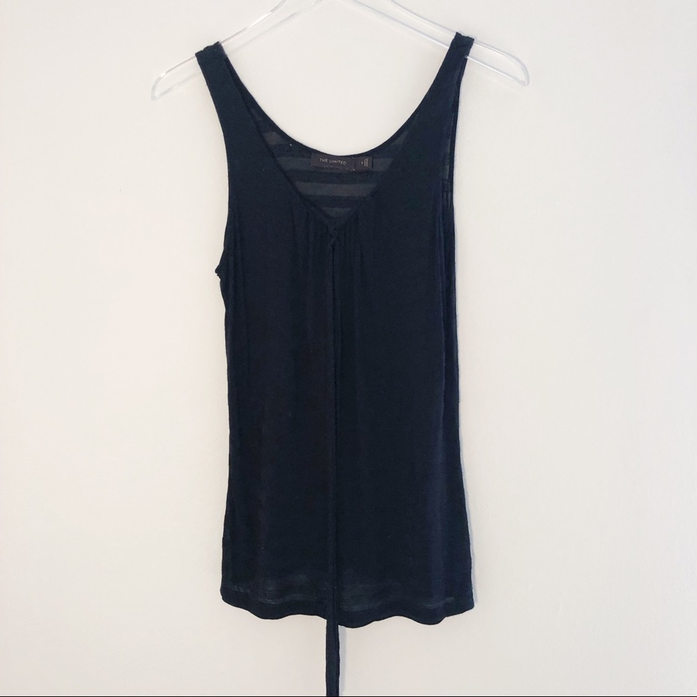 The Limited sheer stripped tank